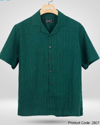 Popcorn Cuban Collar Shirt